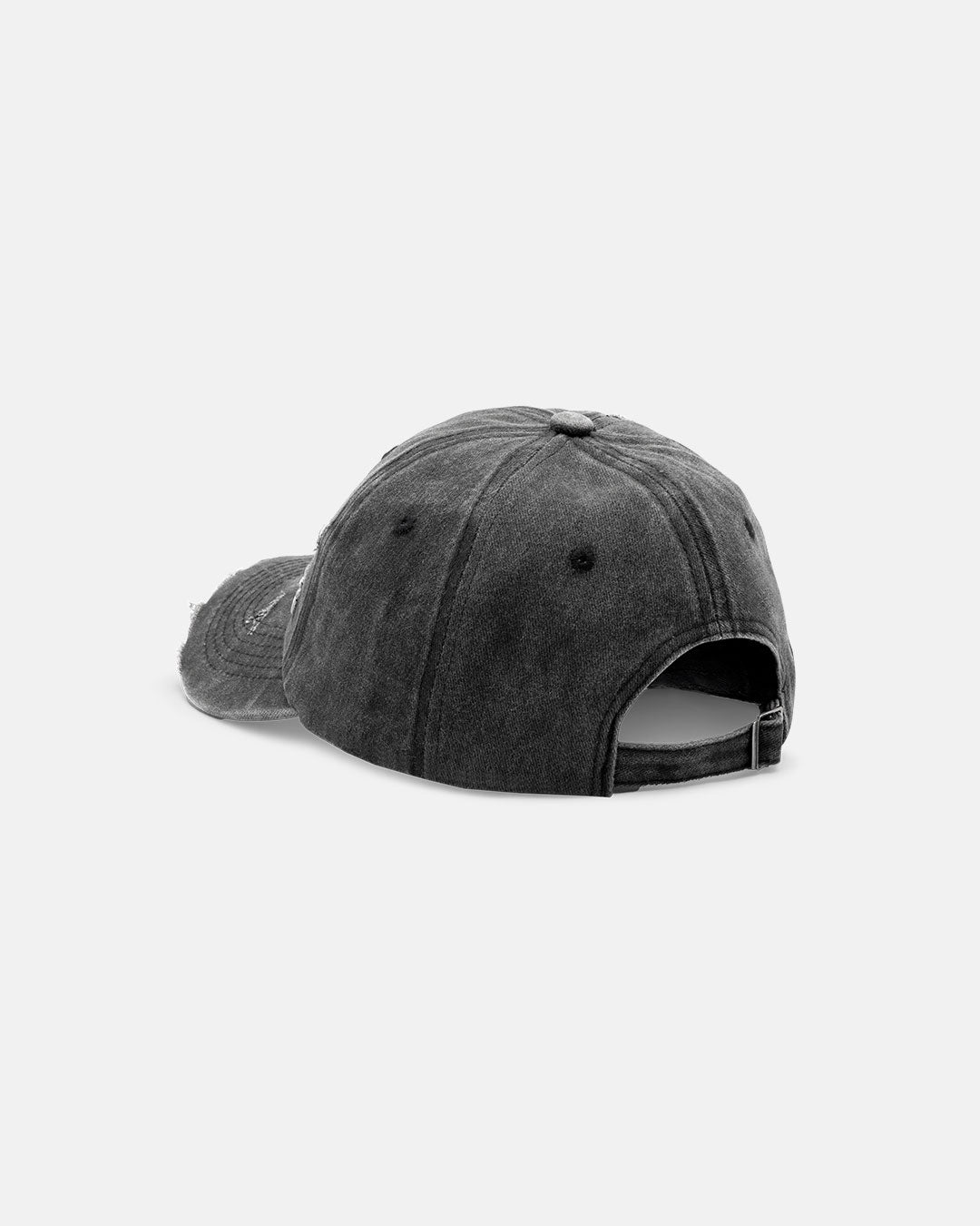 Grey distressed cap
